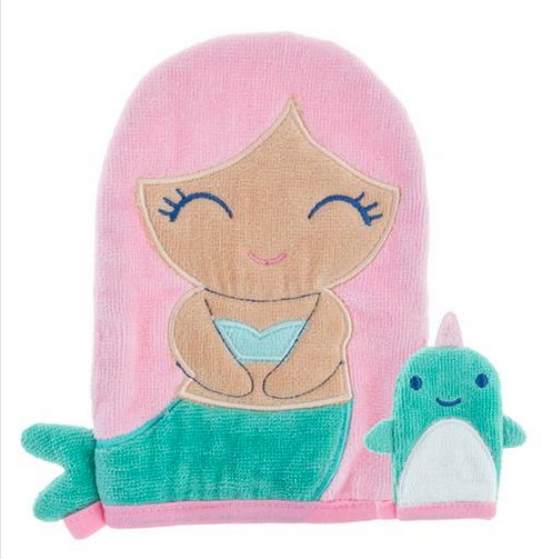 Bath Mitt with Finger Puppet