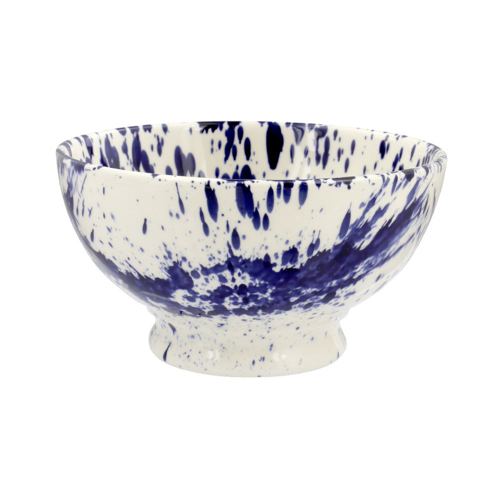 Blue Splatter French Bowl