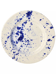 Blue Splatter Plate L